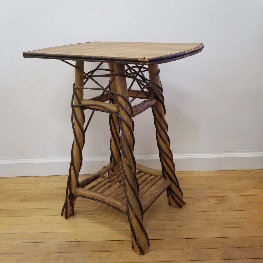 Antique Adirondack Twig Table, Early 20th Century Arts & Crafts - 7