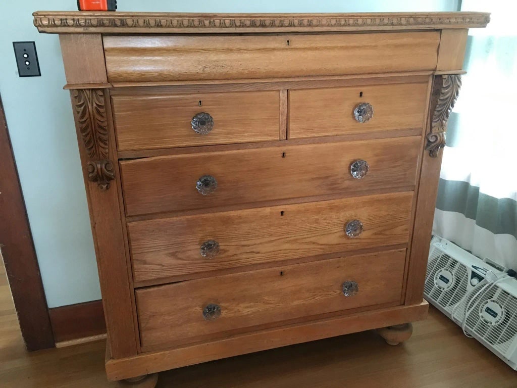 1920's Vintage Empire Style Chest of Drawers - 2