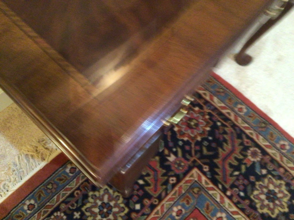 Late 20th Century Councill Craftsmen Inlaid Mahogany Lowboy - 10