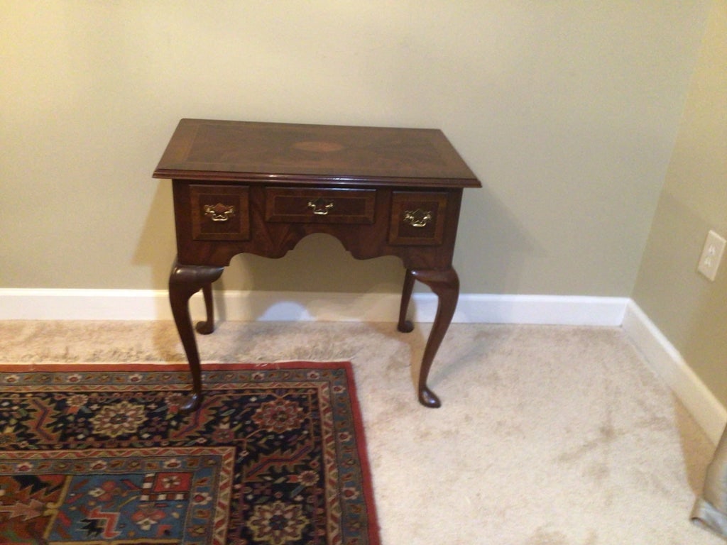 Late 20th Century Councill Craftsmen Inlaid Mahogany Lowboy - 2