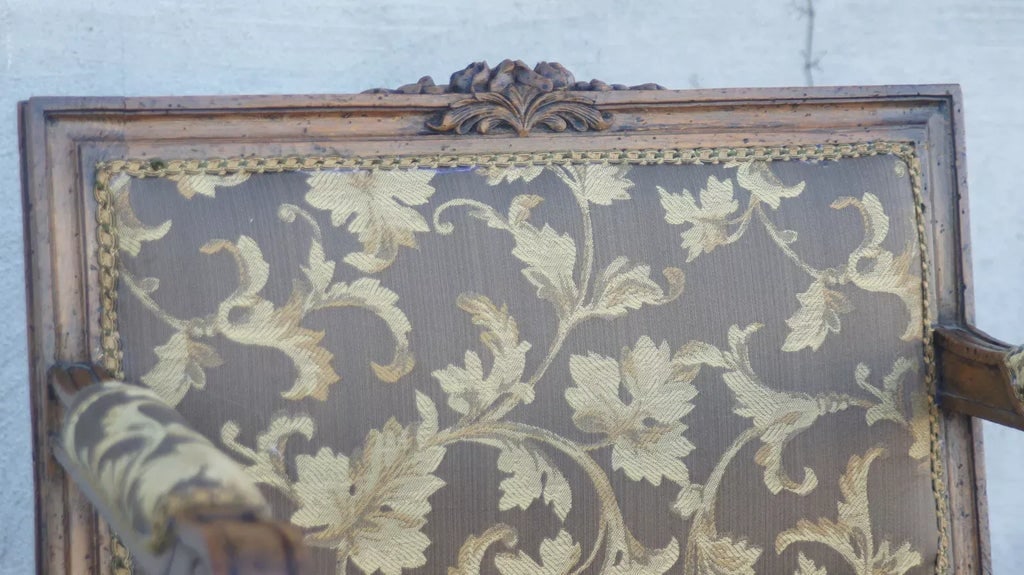 Early 20th Century French Vanity Bedroom Chair Newly Upholstered & Restored - 5