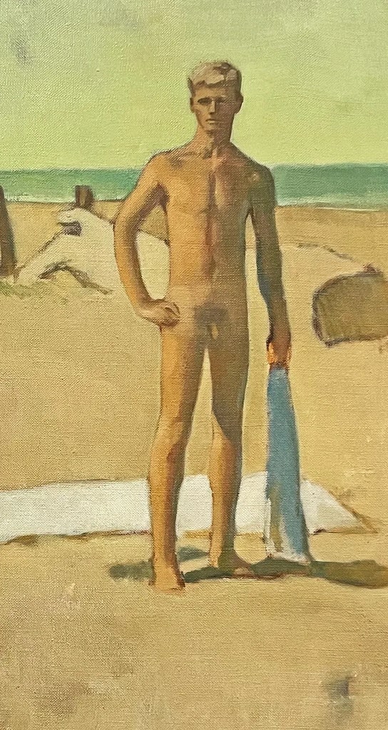 Duane Wakeham (American B. 1931 - ) Late Afternoon on the Beach - 2