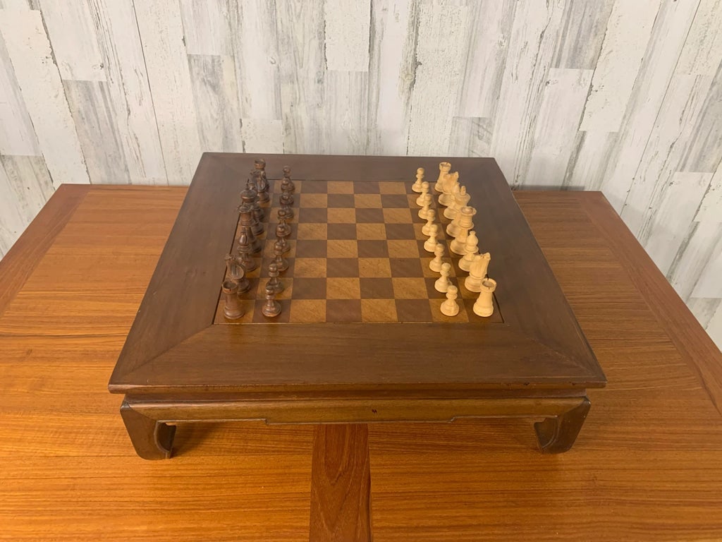 Vintage Asian Low Chess Table - 7