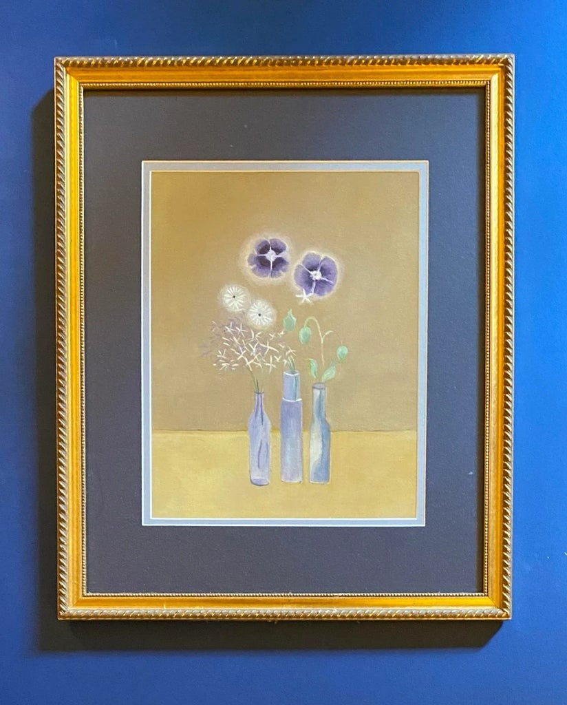 Spirit Flowers, Oil Painting by Satori Gregorakis, Framed - 4