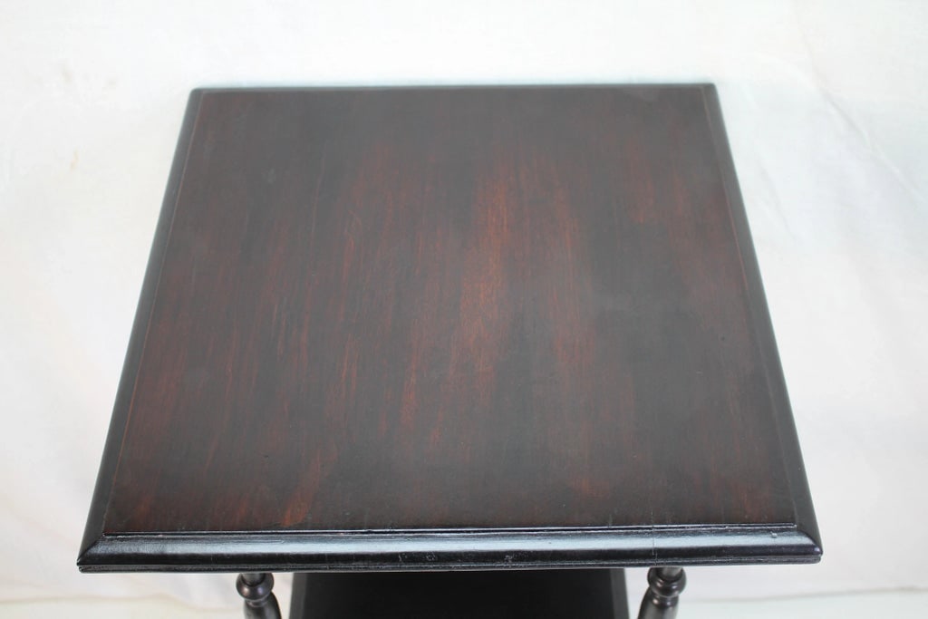 Antique Late Victorian 19th Century Eastlake Three-Tier Ebony Table - 5
