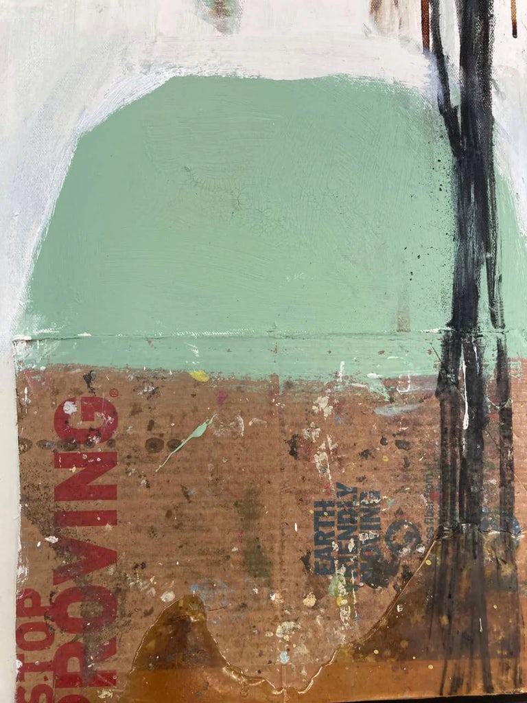 Stop Proving, Contemporary Mixed Media Painting, Framed, Guy Lyman - 2