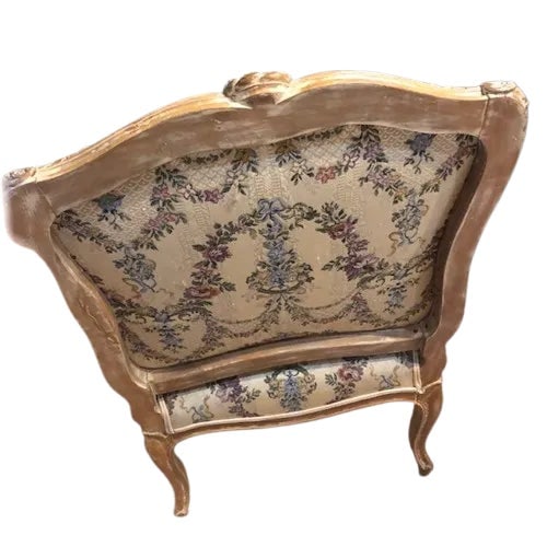 Late 19th Century King Louis XV Fauteuil Chair - 3