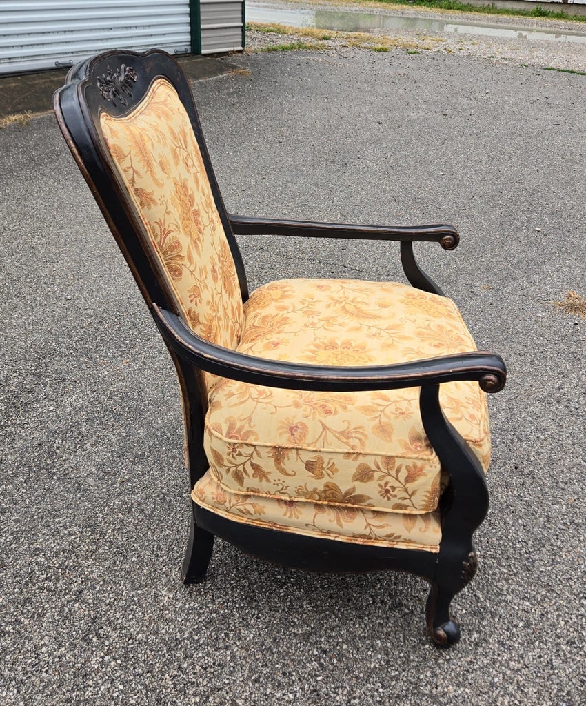 1960s Vintage Broyhill High Back Parlor Chair - 3