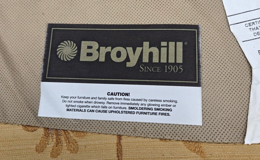 1960s Vintage Broyhill High Back Parlor Chair - 7