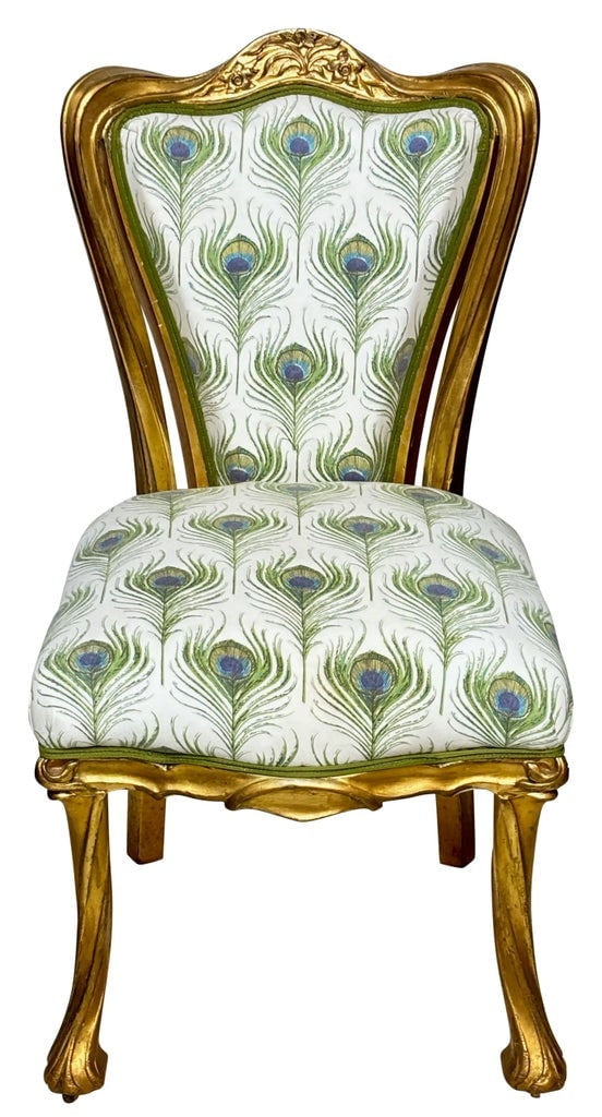 French Art Nouveau Dressing Table Chair Circa 1890 - 2