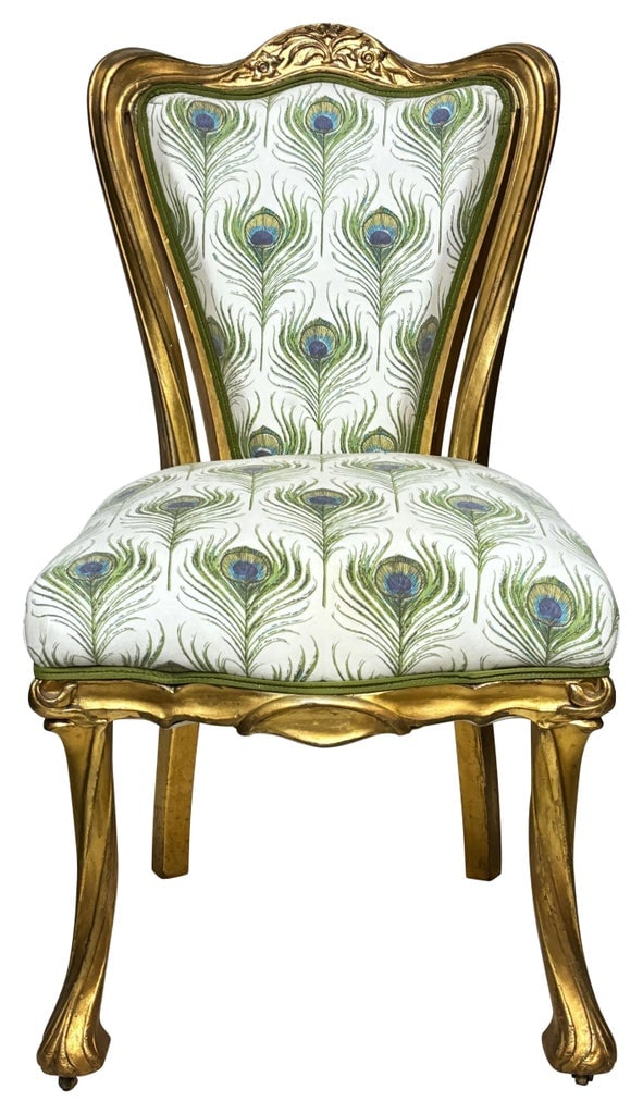 French Art Nouveau Dressing Table Chair Circa 1890 - 7
