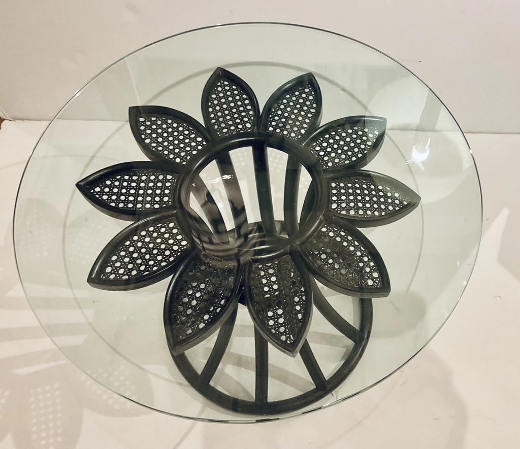 Baker / McGuire Organic Modern Custom Chocolate Brown Sunflower End Table - 3