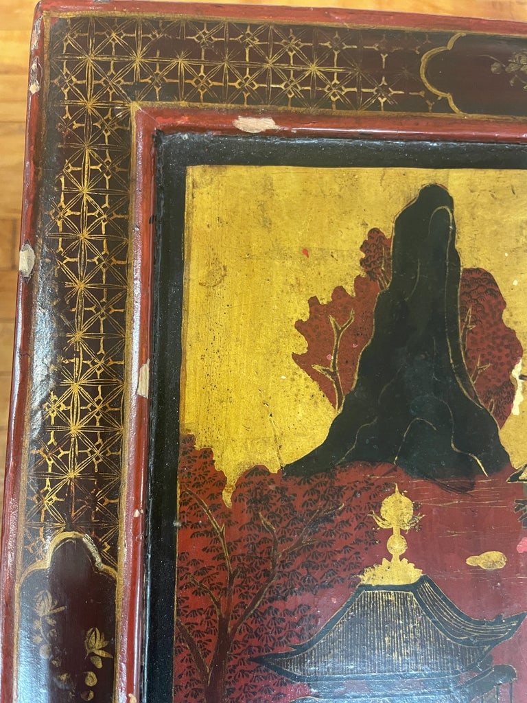 19th Century Chinese Coromandel Screen Drinks Table - 7