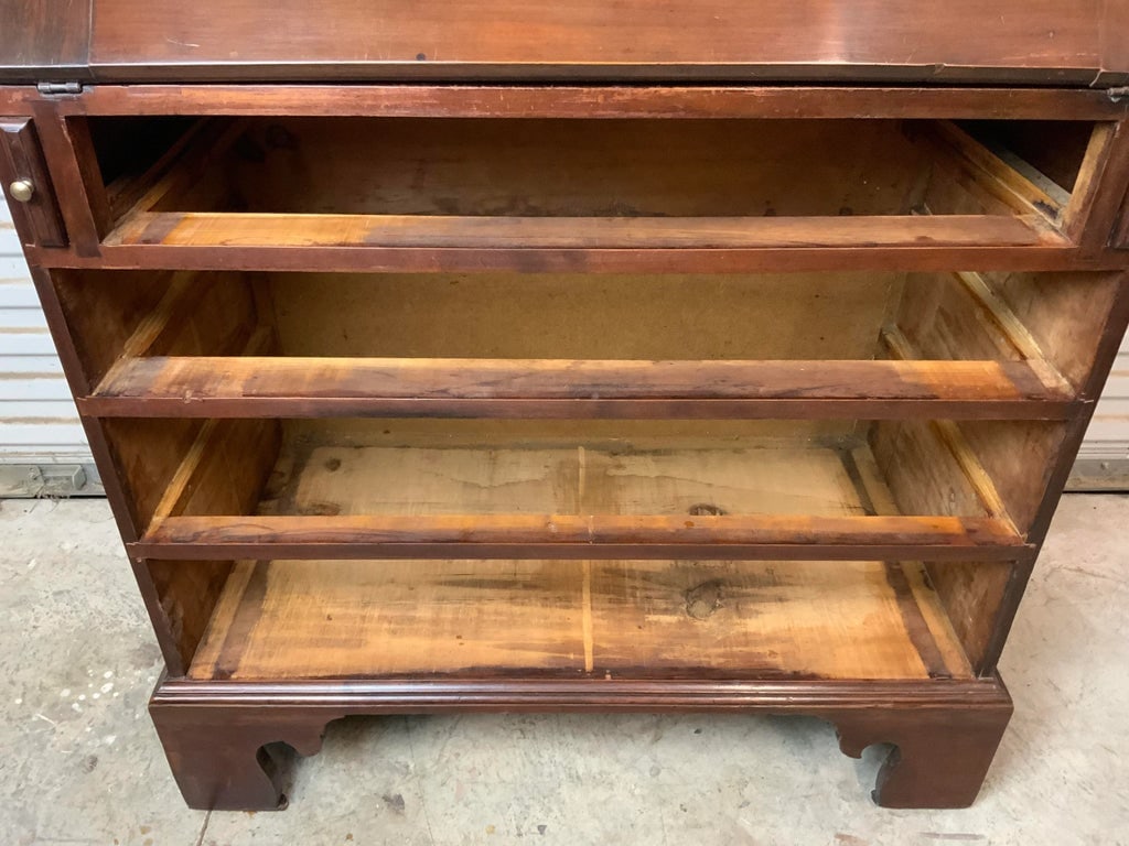 Cherry Chippendale Slant Front Desk - 7