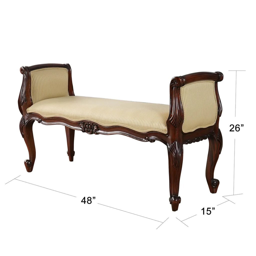 21st Century Upholstered Window Bench - 2