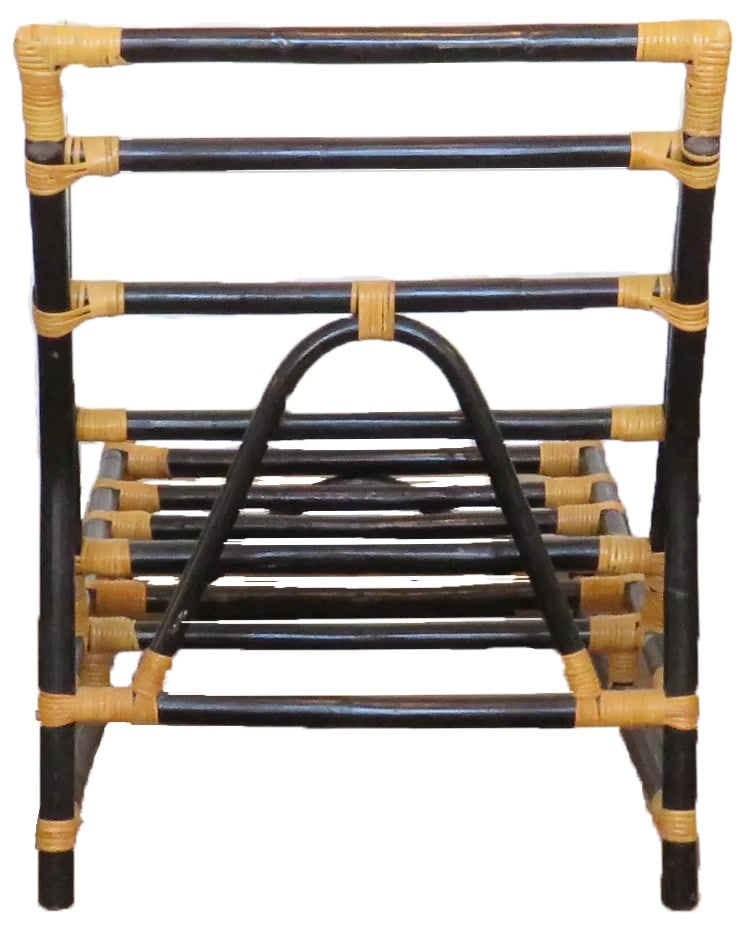 1950s Natural Bamboo / Rattan 3-Seat Sectional Sofa in the Style of John Wisner for Ficks Reed - 8