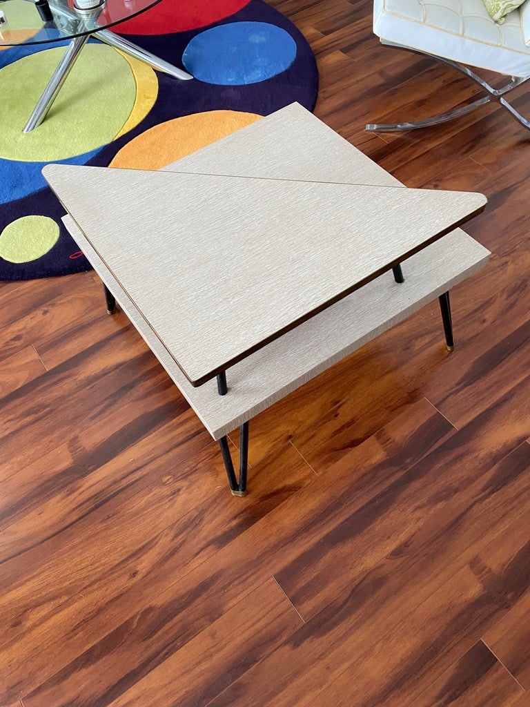 Mid Century Modern Atomic Retro Step Table - 7