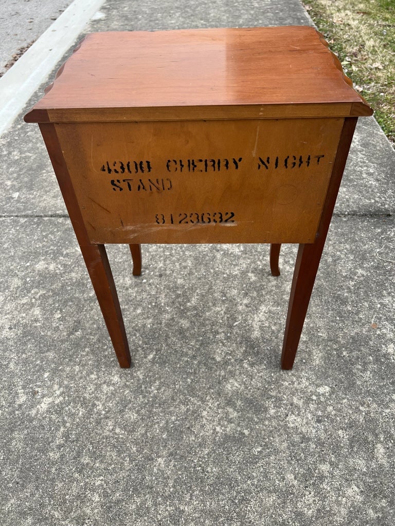 1960s Permacraft Cherry French Style Bedside Table - 6
