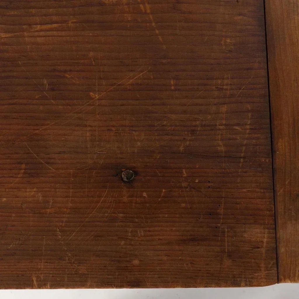 Antique New England Hepplewhite Pine One Drawer Tavern Table - 9