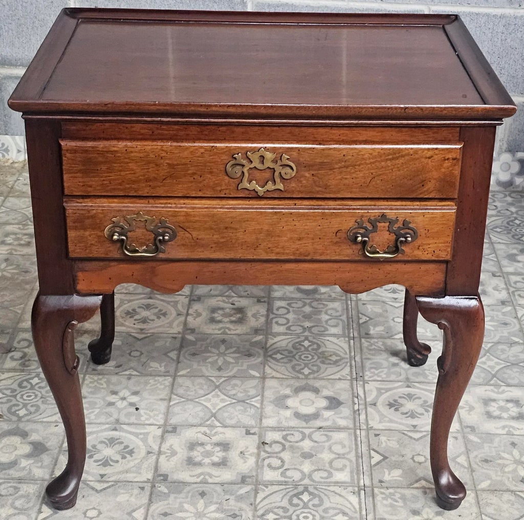Vintage Hickory Chair Co. Chippendale Style Lowboy Dressing Table Silver Chest - 2