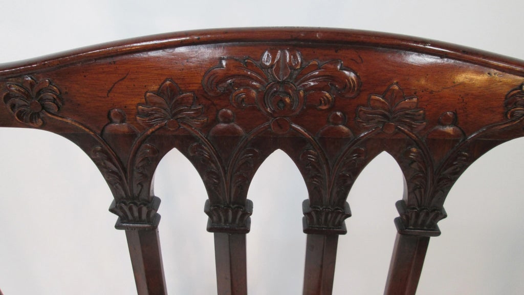 1940s Pair of Mahogany Chairs by Old Colony - 5