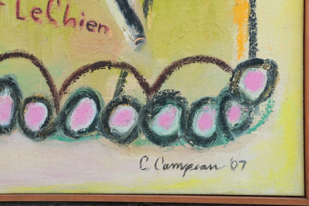Un Tableau Charmant Abstract in Oil - 4