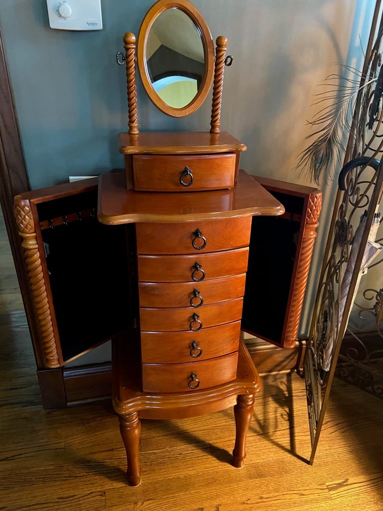 1990s Powell Jewelry Armoire - 2