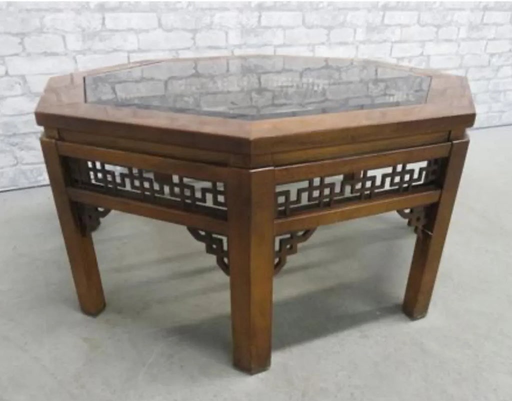 Asian Octagon Coffee Table - 5