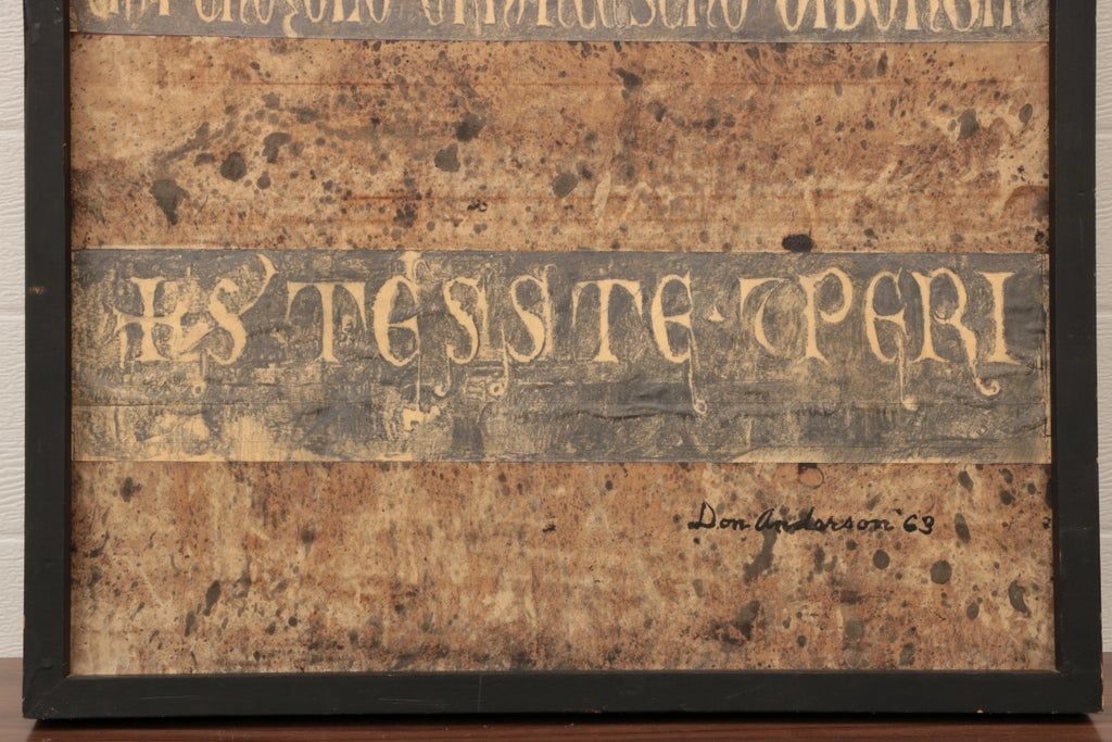 Donald Myers Anderson Calligraphy Broadside Collage - 4