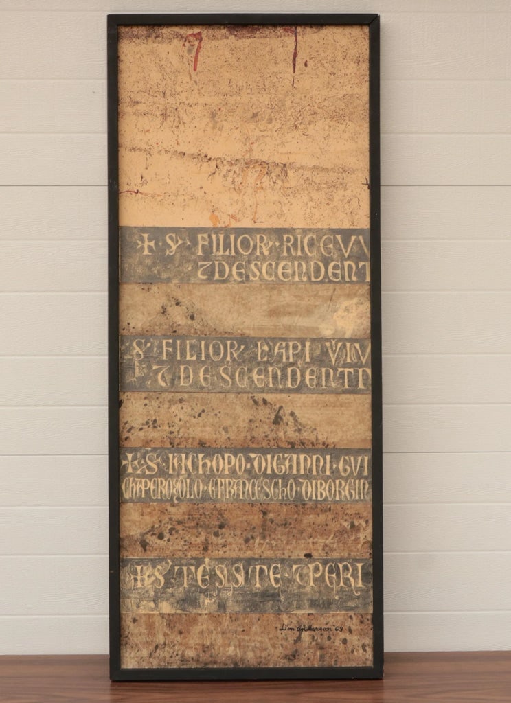 Donald Myers Anderson Calligraphy Broadside Collage - 9