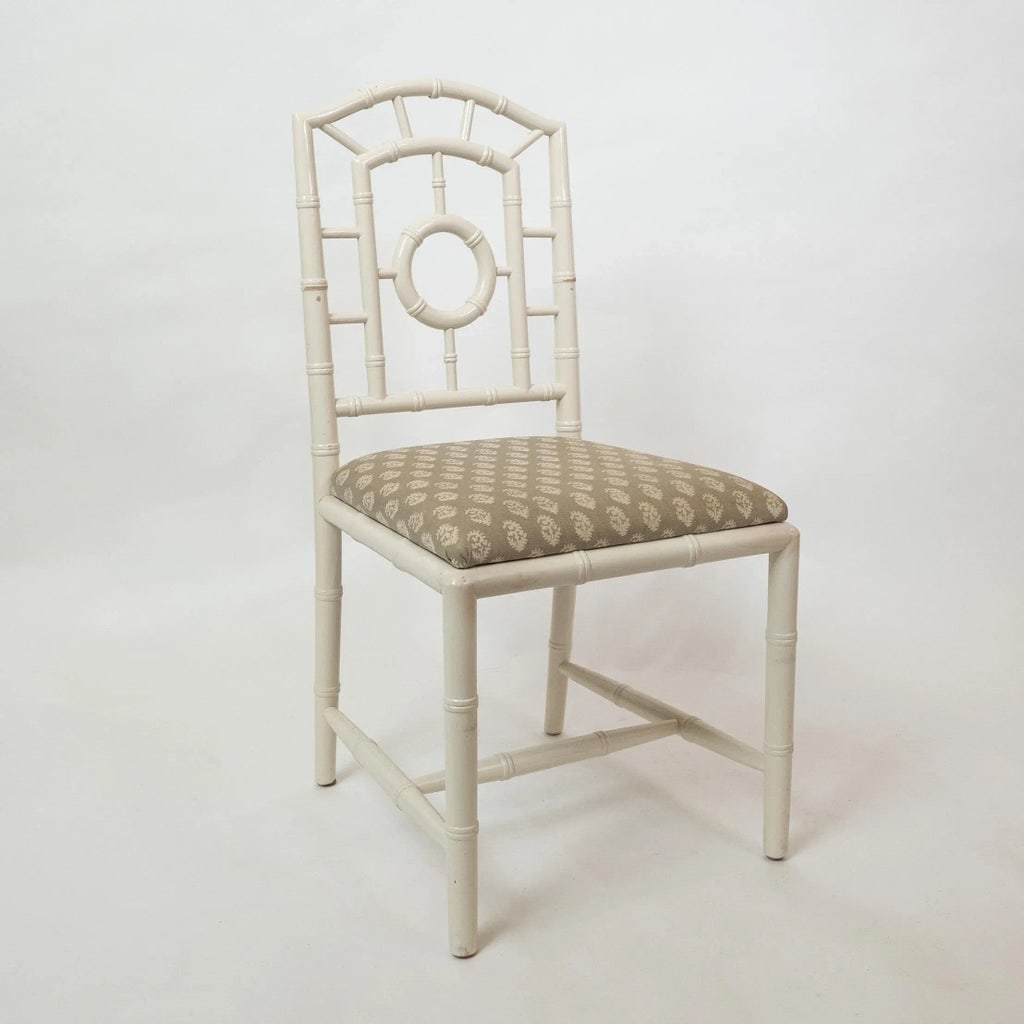 Late 20th Century Vintage Chinoiserie Chloe Side Chair by Bungalow 5 - 7