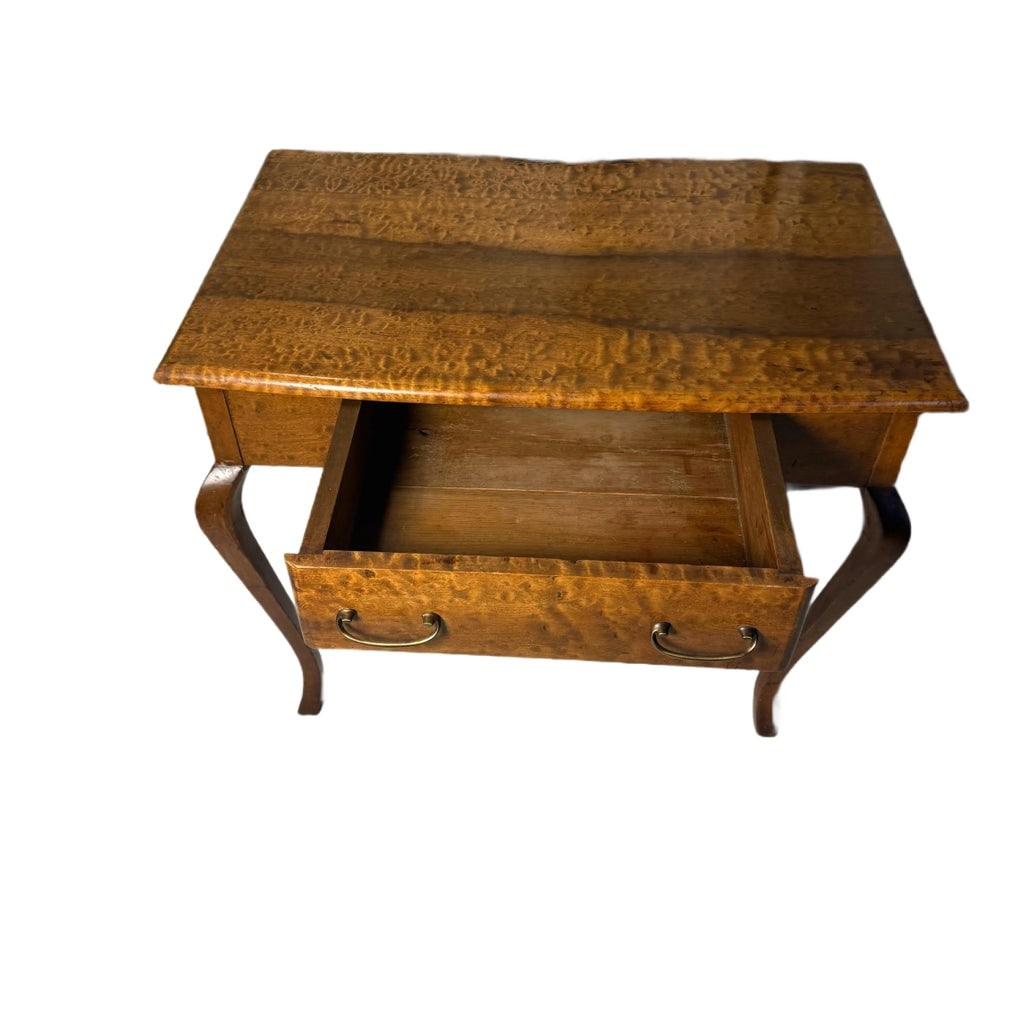 Antique 19th Century Burr Wood Louis XV Style Desk - 2