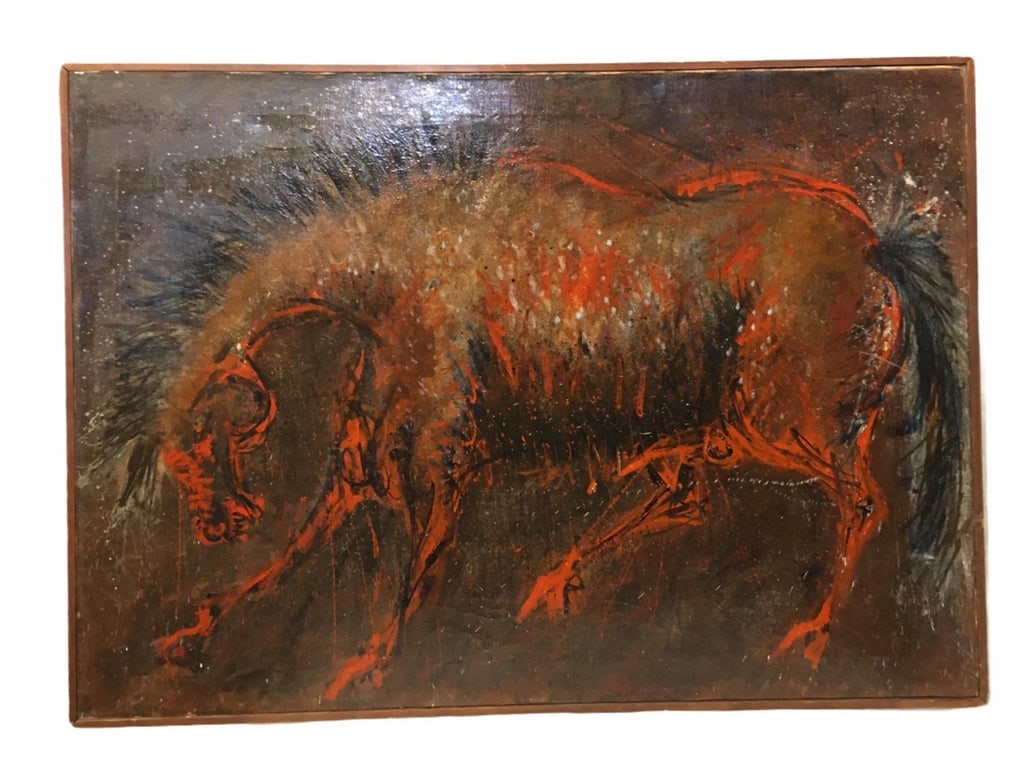 Vintage Mid-Century Oil Painting on Canvas by D. Rogers - 9
