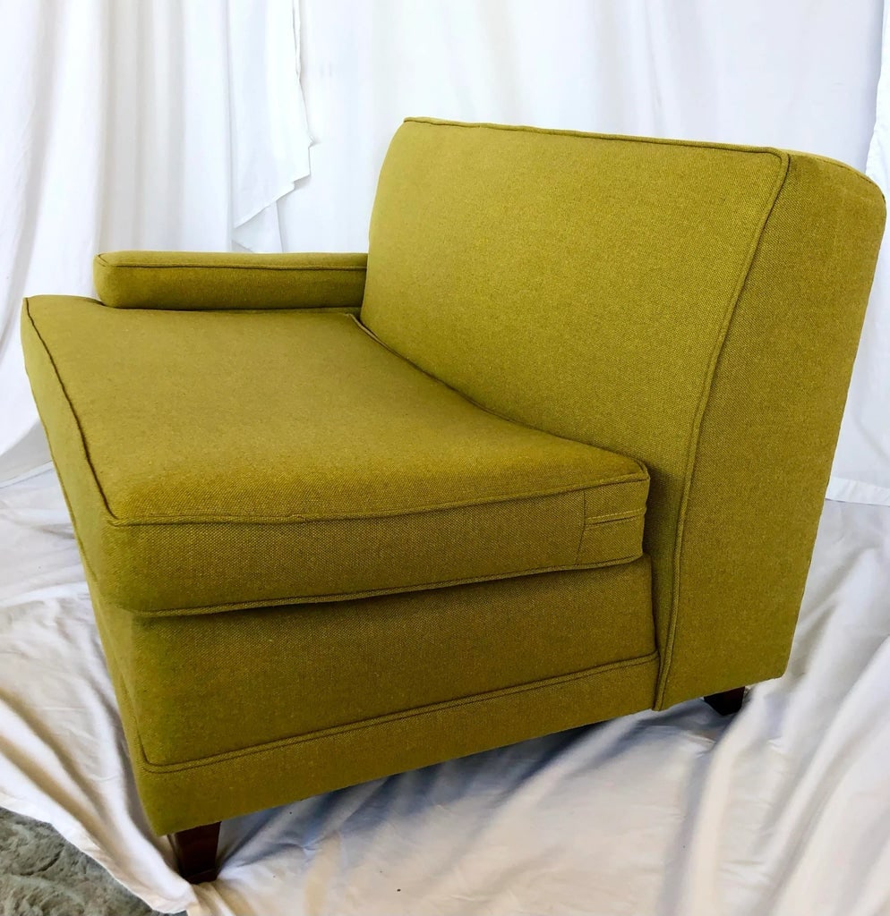 1950's Chartreuse Sectional Sofa - 3