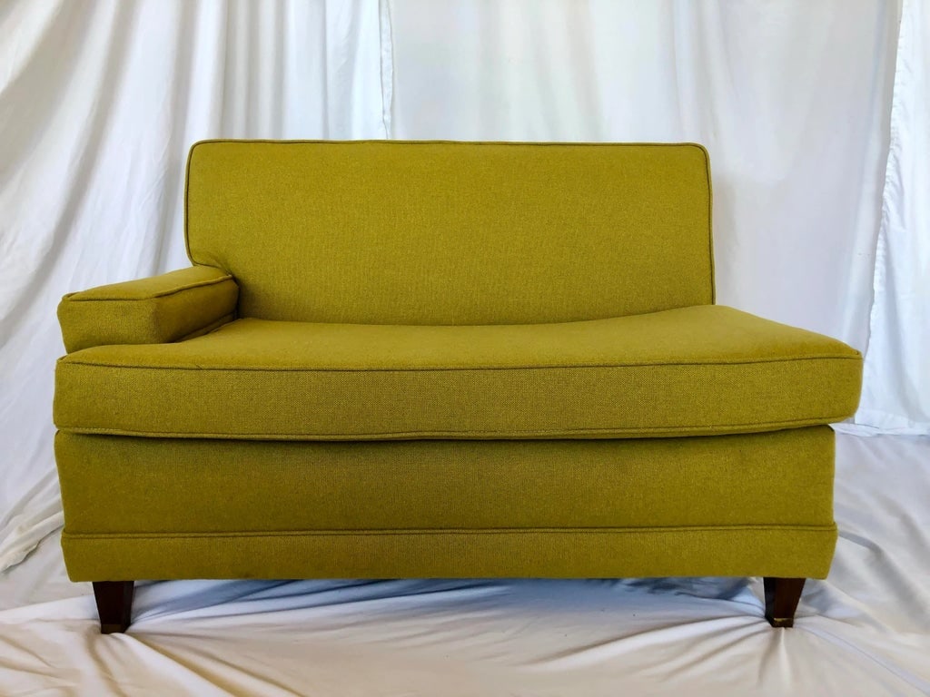 1950's Chartreuse Sectional Sofa - 4