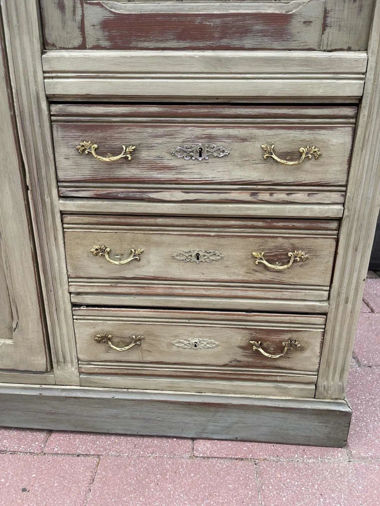 Antique 1900 French Armoire Wardrobe - 4