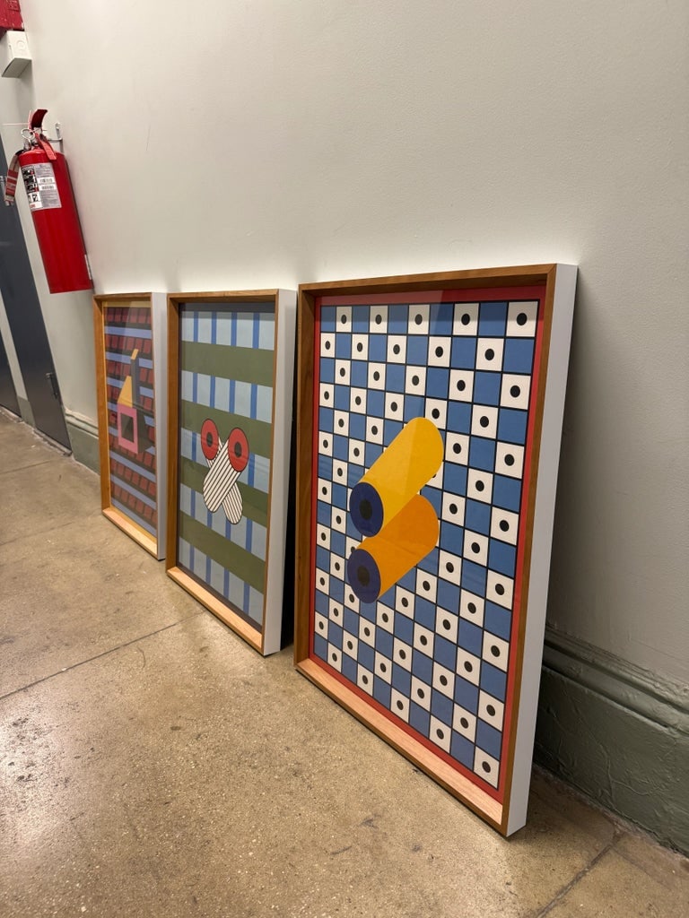 Set of 3 Framed Prints by Nathalie Du Pasquier - 2
