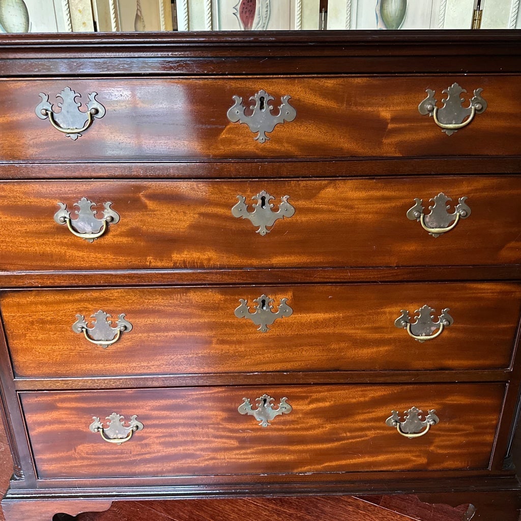 Williamsburg Reproductions Chippendale Mahogany Chest-1970s - 2