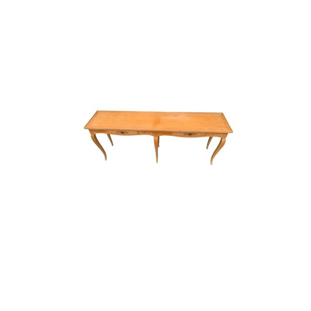 Henredon Louis XV Style Oak Console Table French - 2