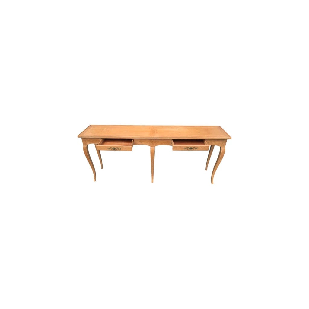 Henredon Louis XV Style Oak Console Table French - 7