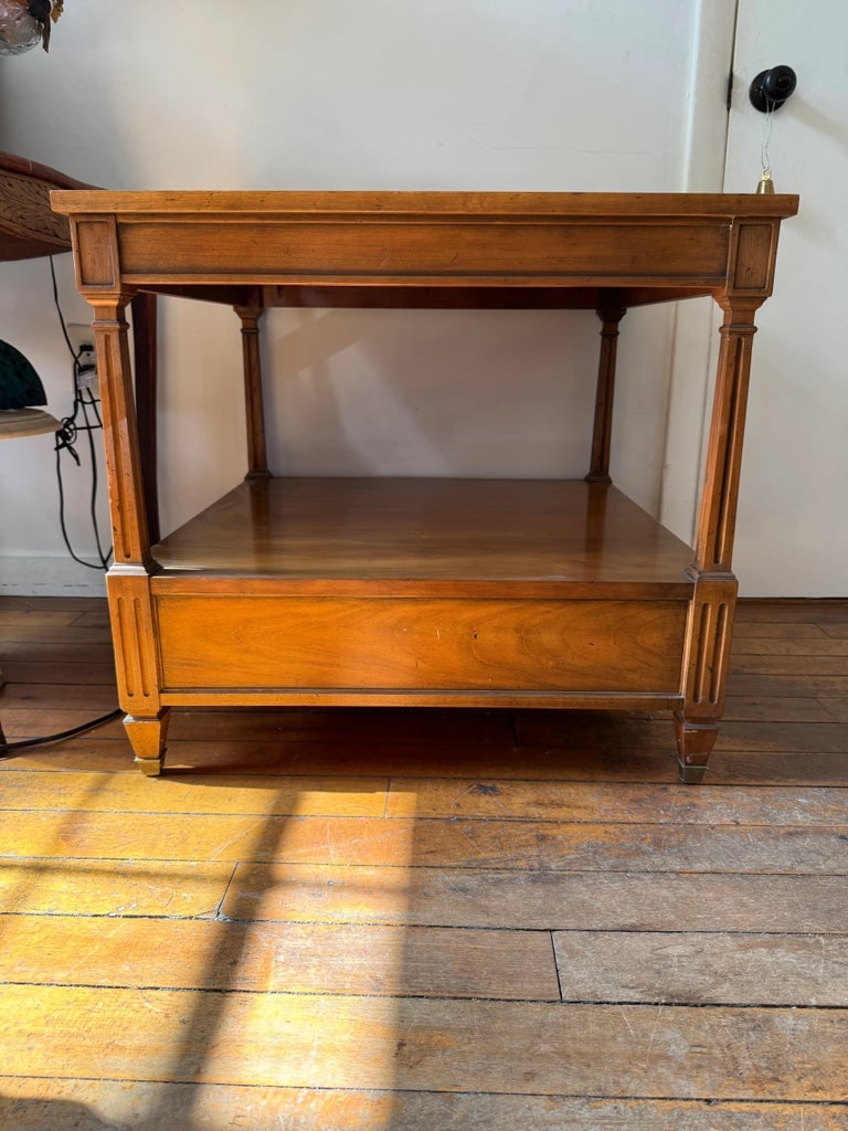 Vintage Baker Furniture End Table Side Table Nightstand - 7