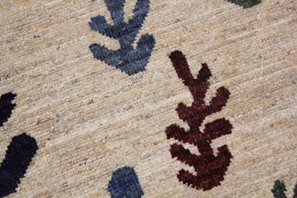 Modern Abstract Print Handmade Rug - 3
