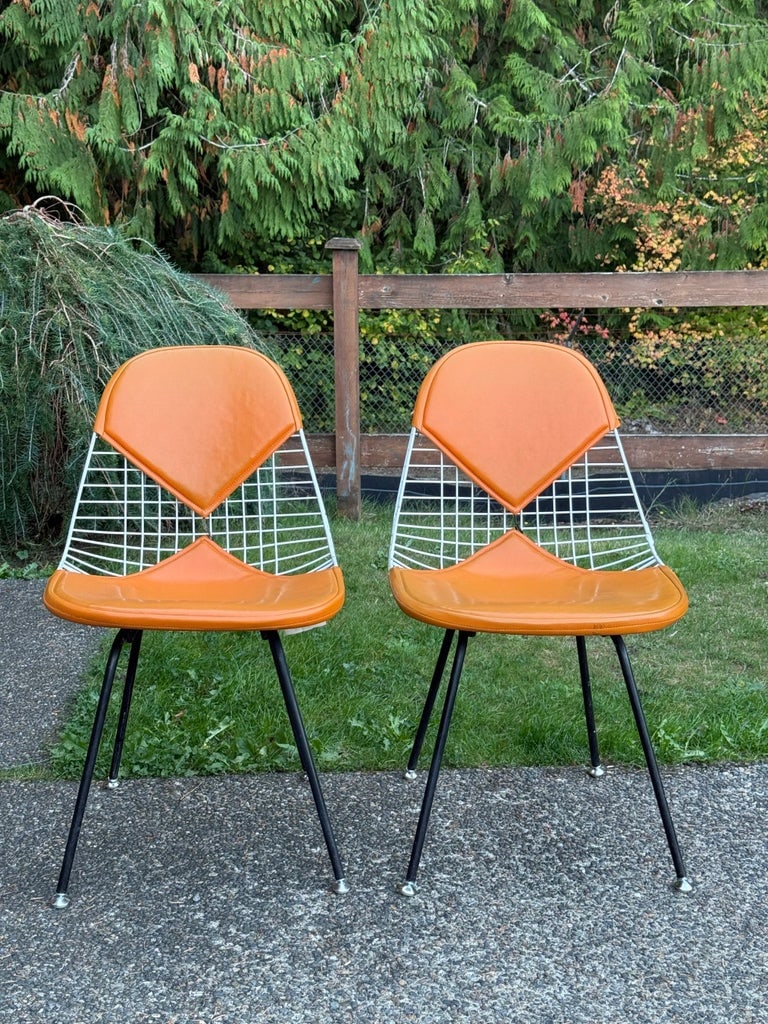 Mid-Century Modern Original Eames for Herman Miller Iron Bikini Side Chairs1960s - 7