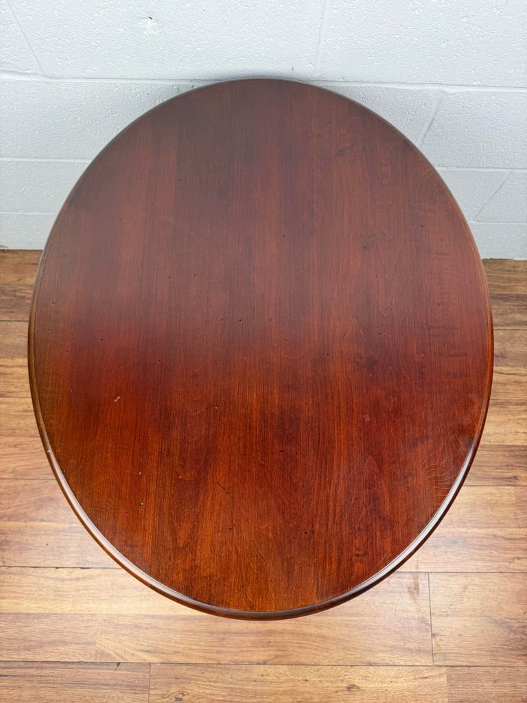 Ethan Allen British Classics Old World Treasures Accent Oval End Table - 6