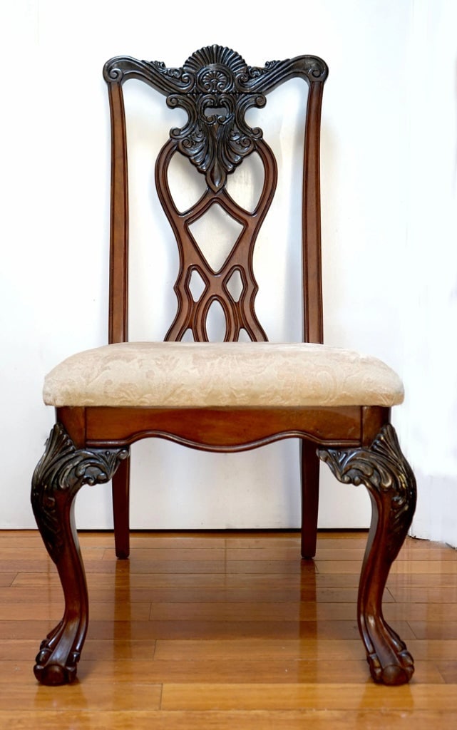 English Style Chippendale Chair in Mahogany - 2