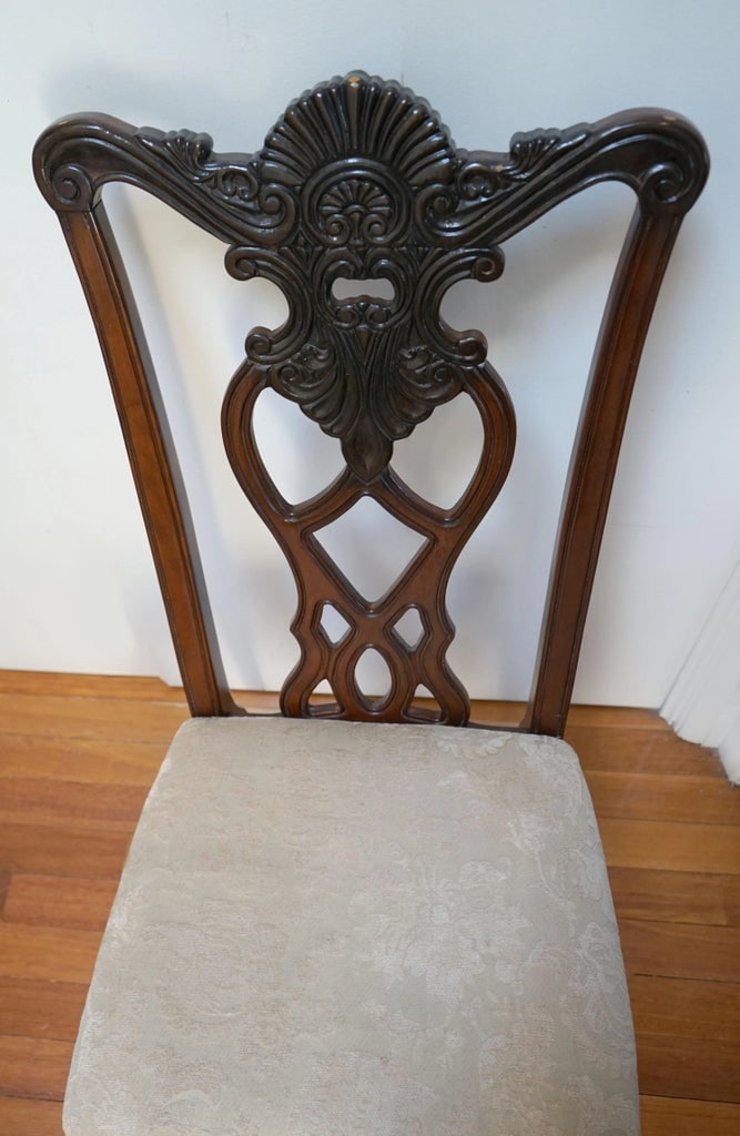English Style Chippendale Chair in Mahogany - 7