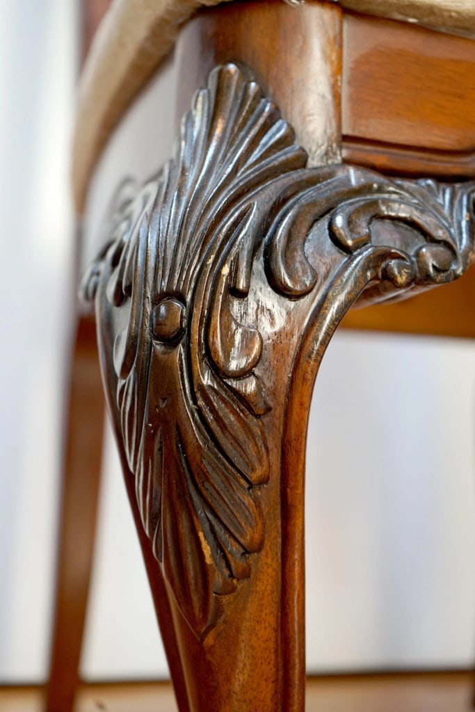 English Style Chippendale Chair in Mahogany - 8