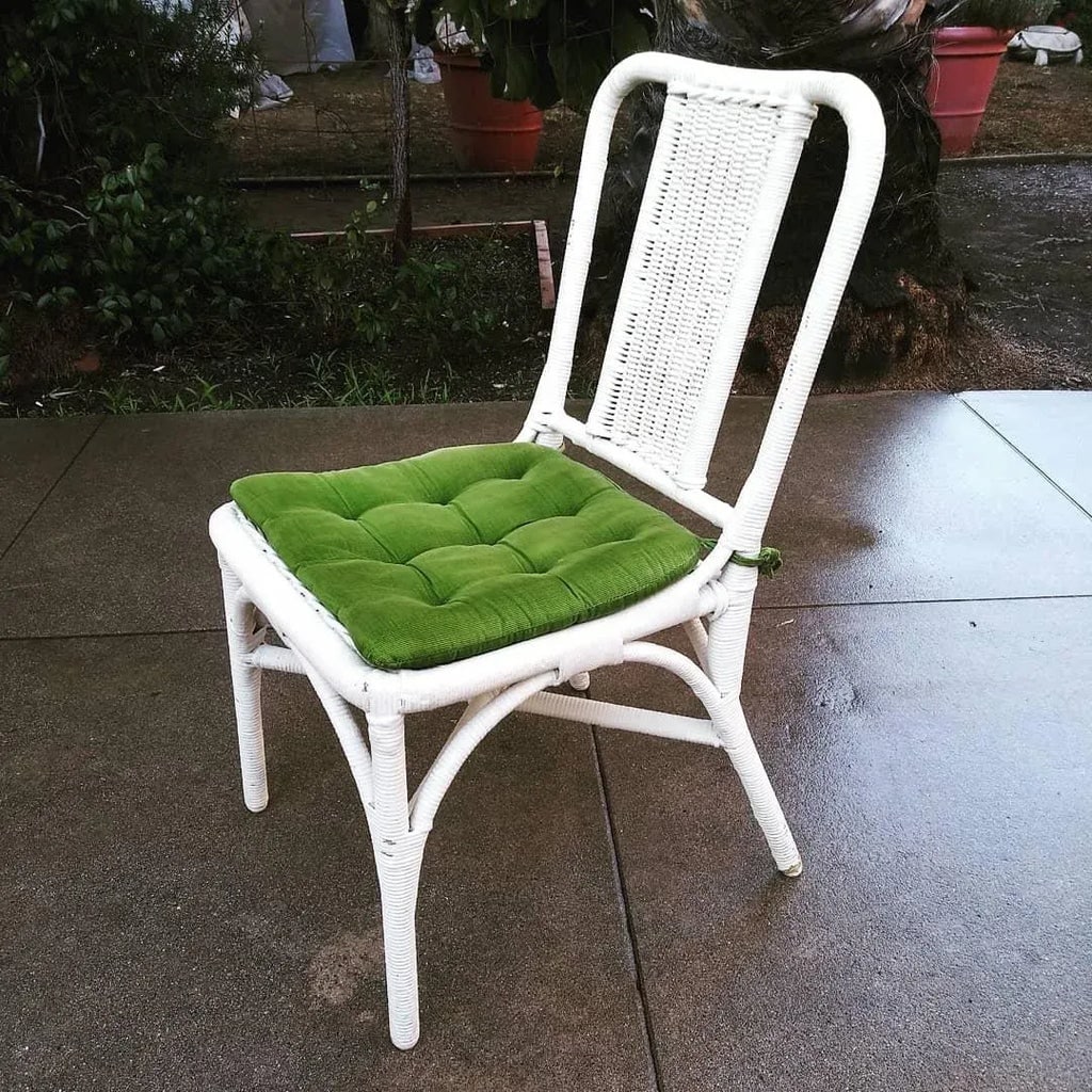 1970s Wicker Desk and Chair - Set of 2 - 4