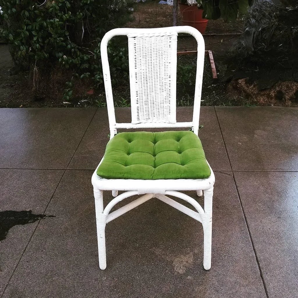 1970s Wicker Desk and Chair - Set of 2 - 7