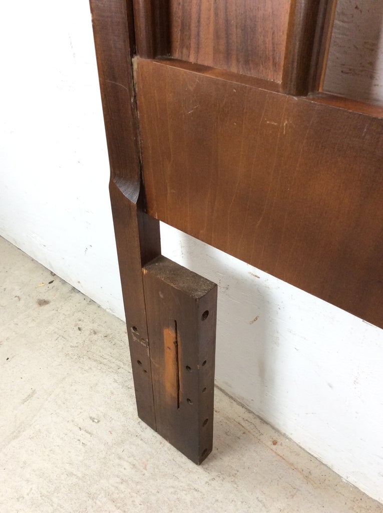 Mid Century Modern Walnut Twin Headboard by Perspecta From Kent Coffey - 18